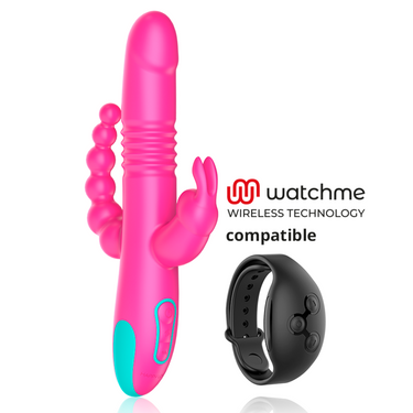 Vibratore Triple Stimolazione con Motori Potenti e Controllo Remoto